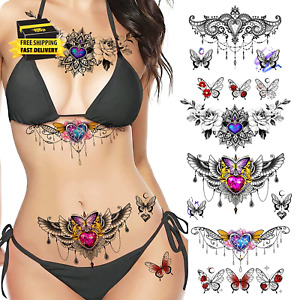 Sexy Temporary Tattoos for Women,Sexy Tattoo Kit, Beautiful and Exquis ⭐⭐⭐⭐⭐