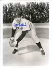 Art Schallock (turned 100 yrs) signed 8x10 photo w/ the 1950s NY Yankees INPER.
