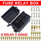 US Universal Fuse Relay Box 6 Road 12 Slot Car Trunk Marine ATC/ATO Block Holder
