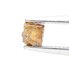 CUBE DIAMOND RAW DIAMOND ROUGH DIAMOND 0.37TCW YELLOWISH BROWN COLOR BOX DIAMOND