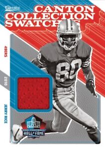 2018 Classics Jerry Rice Canton Collection Swatches Patch NFL Blitz Digital Card