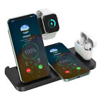 4in1 Wireless Charger Charging Station Dock for Apple Watch iPhone 15 Air Pods