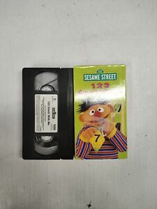123 Count With Me VHS 1997 Tape VCR Video Tape Movie Sesame Street Ernie Elmo