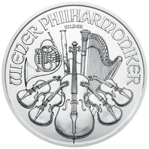 2021 1 oz Austrian Silver Philharmonic Coin (BU)