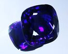 Loose Gemstone CERTIFIED 50 Ct Natural Deep Blue Tanzanite Cushion AAA+
