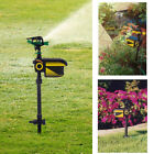Solar Garden Animal Repeller Water Sprinkler Sensor Motion Activated Adjustable