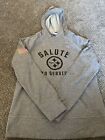 Pittsburgh Steelers NFL Grey Hoodie Salute To Service Youth Large