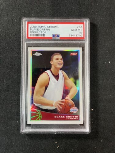 2009 Topps Chrome #96 Blake Griffin Refractor RC Rookie /500 PSA 10 Just Graded