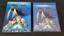 Atlantis 2 Movie Collection Blu-ray & DVD Set Disney Like New No Digital Code