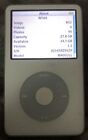 APPLE iPod Classic 5th Gen White (30 GB) A1136 Good Used 602 Songs Country Music