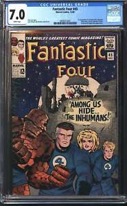 Marvel Fantastic Four 45 12/65 CGC 7.0 White Pages