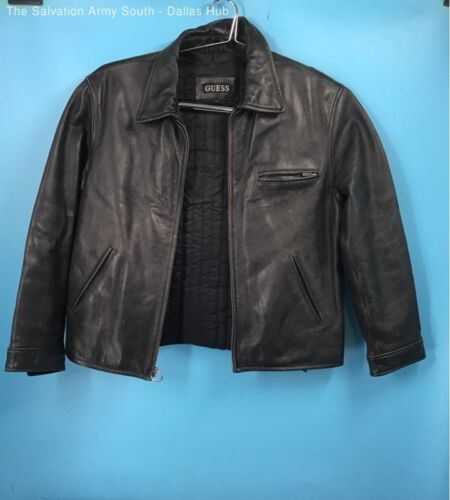 Men’s Guess size L, Soft leather vintage jacket. Retail $135