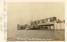 New Listing1907 Montauk Long Island NY photo postcard, shipping fish via railroad train