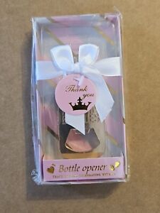 Pink & Gold Baby Shower Bottle Opener 24 Pcs Gift Set for Girls Souvenirs