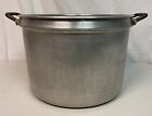 Vintage US Army Leyse 10 Gallon Aluminum Cooking Pot