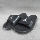 Nike Air Jordan Hydro 2 Slides Mens 12 Speed Black/Silver Metallic 312527-001