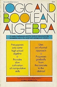 Logic and Boolean Algebra Paperback Kathleen, Levitz, Hilbert Lev