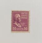 US Scott #831 Single 50 cent mauve stamp William Howard Taft 1938 OG NH M0614
