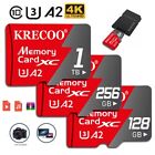 Micro SD Card 64GB 128GB 256GB 1TB Class 10 SDHC SDXC Phone Memory & Adapter lot