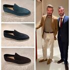 Mens Casual Shoes Suede Leather Loafer Slip On Dress Party Shoe Round Toe New