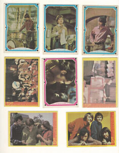 1967 RAYBERT LOT OF (8) THE MONKEES TRADING  CARDS - LOOK !!!!