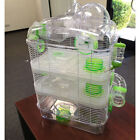 4-Floors Acrylic Clear Hamster Rodent Gerbil Mice Habitat With Top Running Ball