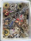 Huge Jewelry Hunt Lot 3 LBS Unsearched Unsorted Piece Parts Tangles Rhinestone +