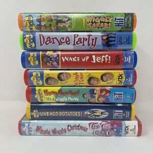 Lot of 7 THE WIGGLES VHS Tapes - All Tested!