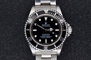 2008 Rolex Submariner No Date 4 Linear Dial Rehaut 14060m Stainless Steel Watch