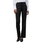 NWT Lafayette 148 Contemporary Stretch Menswear Pant In Black Size 18 Neutral