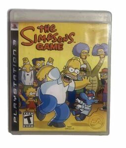 REPLACEMENT CASE No Game Ps3 The Simpsons Game (Sony PlayStation 3, 2007)