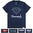 Diamond Supply Co. Men's Logo Graphic Short Sleeve Crew Neck Tee T-Shirt - Navy