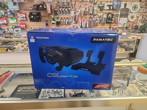 Fanatec CSL Elite F1 Steering Wheel and Pedals Set PS4 PC