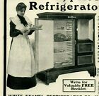 1903 REFRIGERATOR Ice Box White Enamel Co St Paul MN  Original Print Ad 4418
