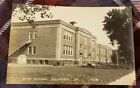 Antique RPPC of High School In Milford, Iowa. 1915.
