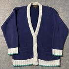 Vintage Eddie Bauer Chunky Knit Cable Cardigan Womens Small 90’s Y2K Grandmacore