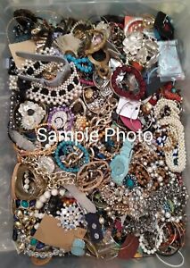 3 Pound Vintage to Modern COSTUME JEWELRY Lot All Wearabe No Junk