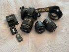 Nikon D750 with three lenses and accessories