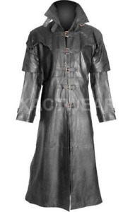 Van Helsing Steampunk Gothic Leather Trench Coat Hugh Jackman Hunter Long Coat