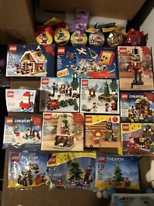 LOT OF 20 New Sealed LEGO Christmas Limited Edition Seasonal Holiday Promo sets