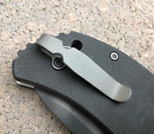 Flat Gray Titanium Pocket Clip For Zero Tolerance ZT0350 ZT0300 ZT0301