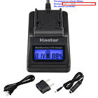 Kastar Battery LCD Fast Charger for Canon BP-511 & Canon ZR70MC ZR80 ZR85 ZR90