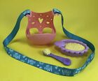 LITTLES 9” HASBRO BABY ALIVE DOLL ACCESSORIES LOT CARRY N GO CARRIER  FOOD SPOON