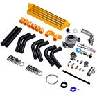 10PCS T3/T4 T3 T4 T04E Universal Turbo charger Kit+Intercooler+Piping+Oil Line (For: CRX)