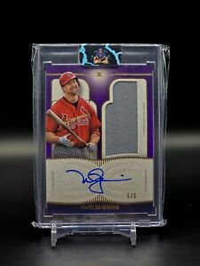 Mark Mcgwire Topps Definitive Auto Patch 1/5