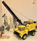 1960's  Mighty Tonka  Crane Solid Rubber Tires Pressed Steal