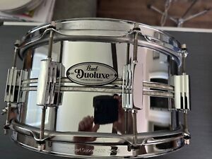 Pearl Duoluxe 6.5x14 Chrome Plated Brass Snare COB - Perfect