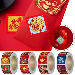 2024 Chinese Fu Stickers Happy New Year Stickers Labels For Envelope HOTS O2I8