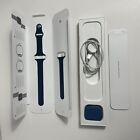 Apple Watch Series 7 45mm Blue Aluminum Case with Abyss Blue Sport Band Open Box