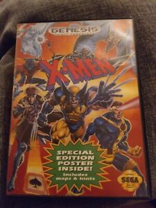 X-Men (Sega Genesis, 1993) Working, Manual, No Poster